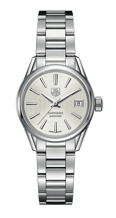 TAG Heuer WAR2416.BA0770 : Carrera Calibre 9 28 Stainless Steel / Silver / Bracelet