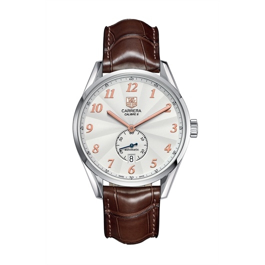TAG Heuer WAS2112.FC6181 : Carrera Calibre 6 39 Heritage Stainless Steel / Silver / Alligator