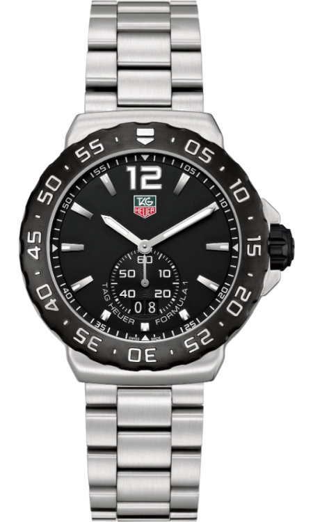 TAG Heuer WAU1110.BA0858 : Formula 1 Big Date 42 Stainless Steel / Black / Bracelet