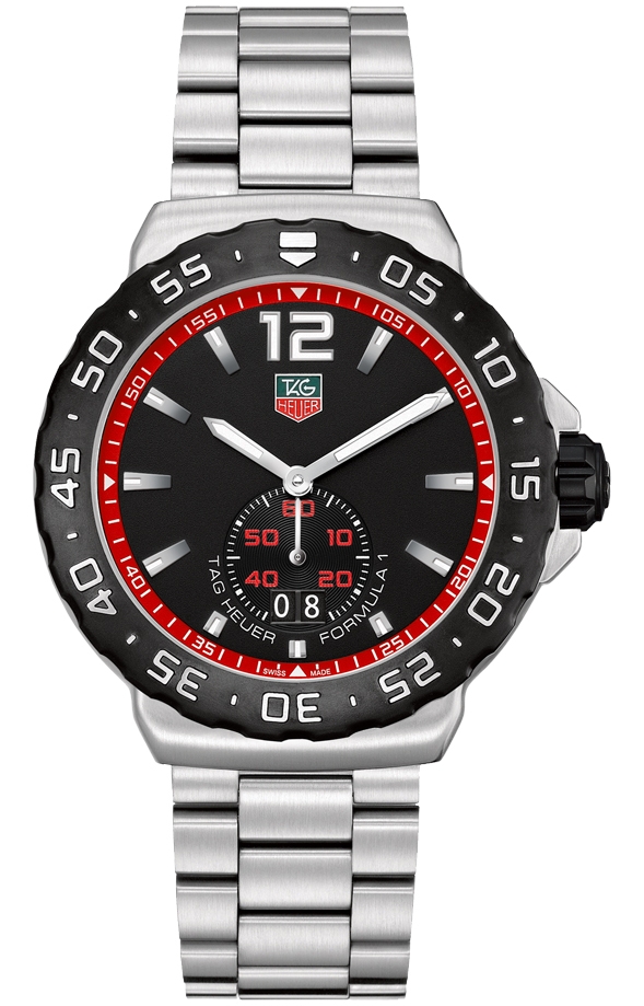TAG Heuer WAU1114.BA0858 : Formula 1 Big Date 42 Stainless Steel / Black / Bracelet