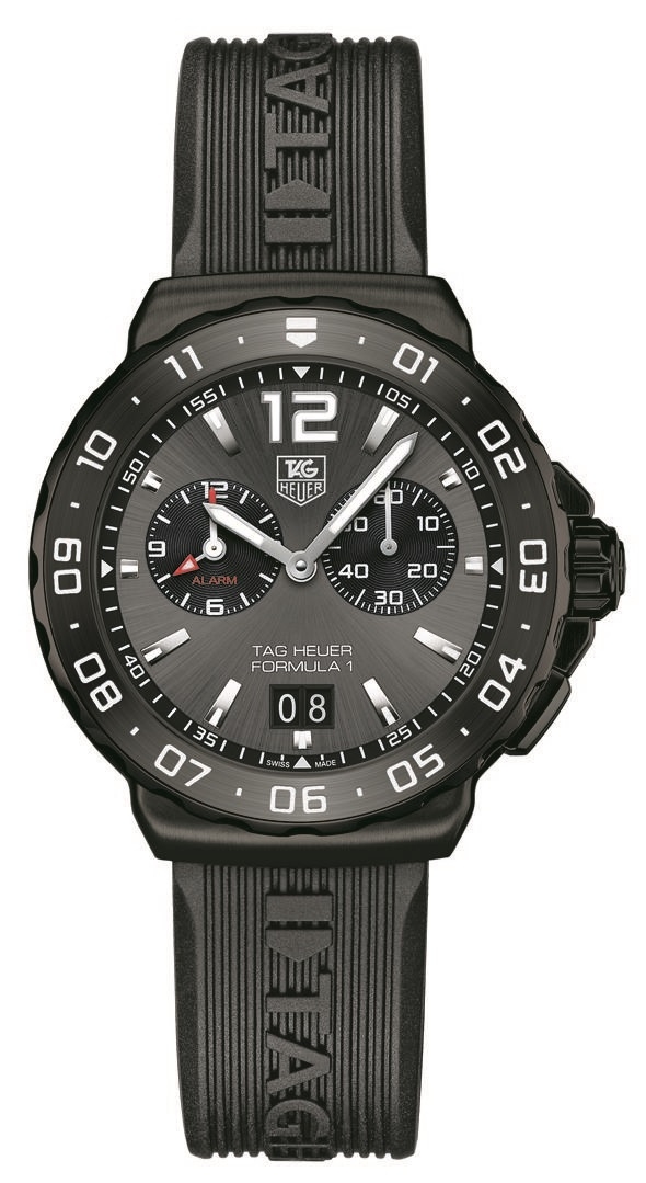 TAG Heuer WAU111D.FT6024 : Formula 1 Alarm 42 Titanium PVD / Black / Rubber