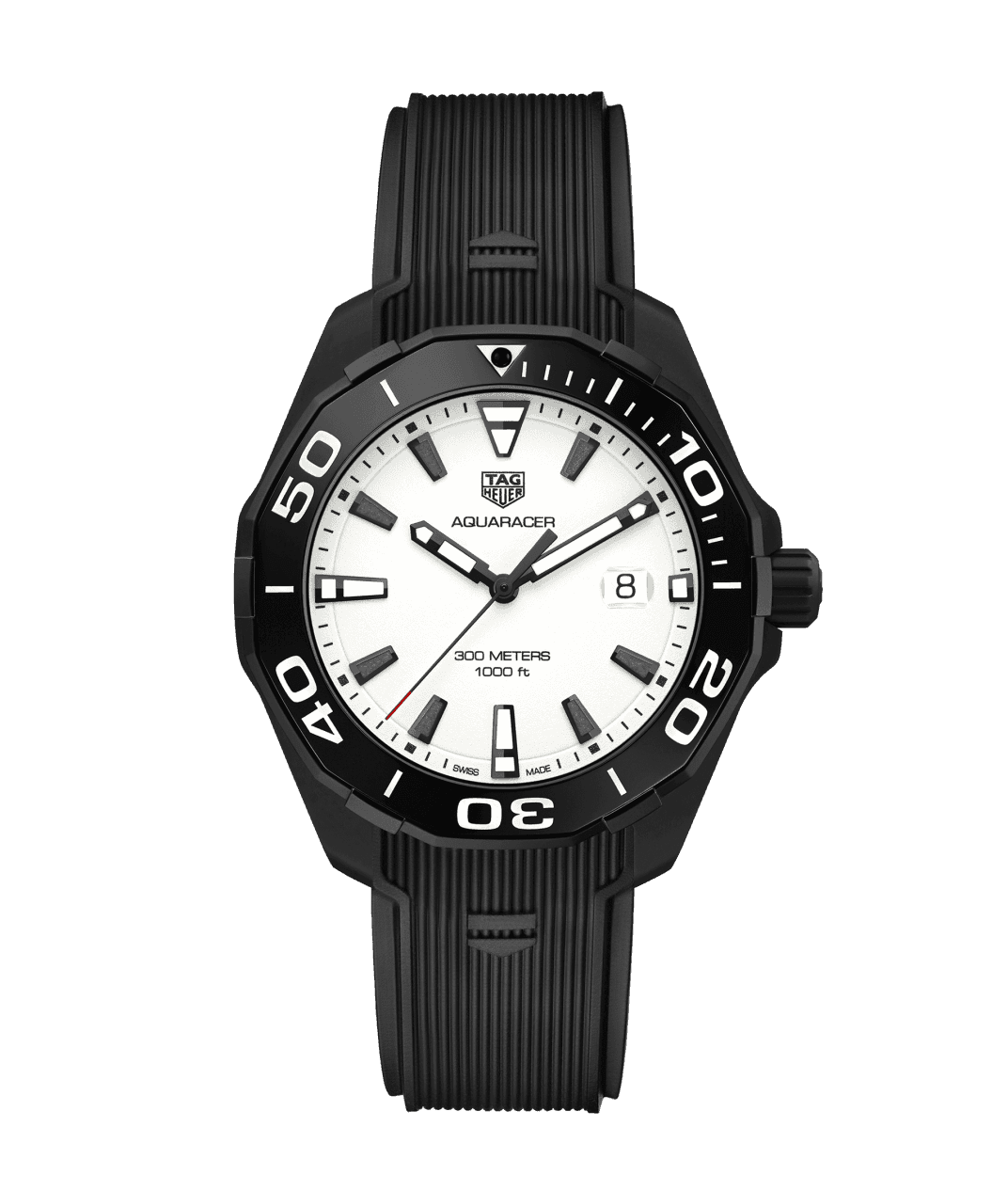 TAG Heuer WAY108A.FT6141 : Aquaracer 300M Quartz 43 Titanium PVD / Full Lume