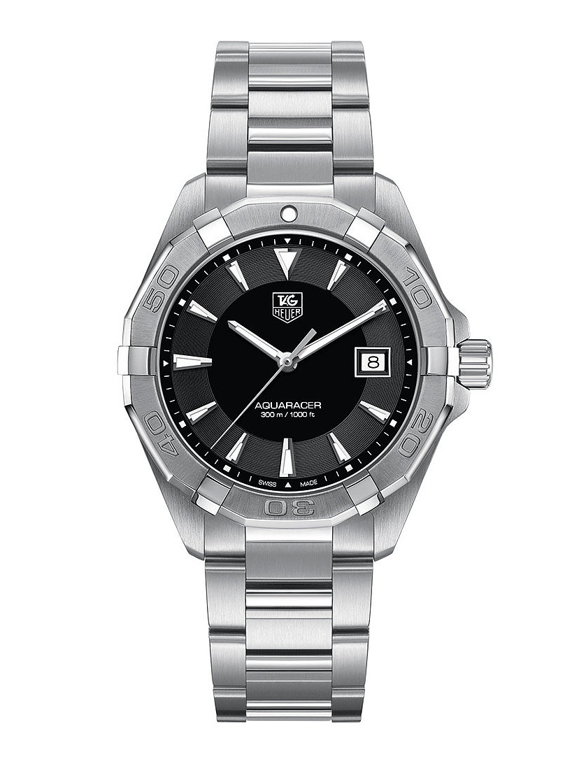 TAG Heuer WAY1110.BA0928 : Aquaracer 300M Quartz 40.5 Stainless Steel / Black / Bracelet