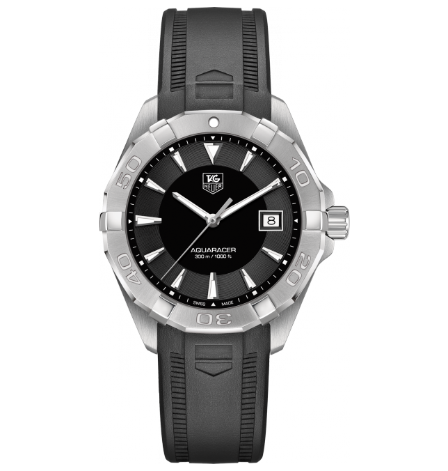 TAG Heuer WAY1110.FT8021 : Aquaracer 300M Quartz 40.5 Stainless Steel / Black / Rubber