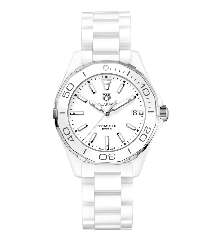TAG Heuer WAY1391.BH0717 : Aquaracer 300M 35 Ceramic / White / Bracelet