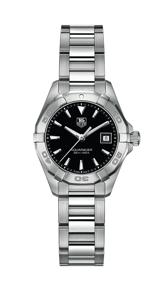 TAG Heuer WAY1410.BA0920 : Aquaracer 300M Quartz 27 Stainless Steel / Black / Bracelet
