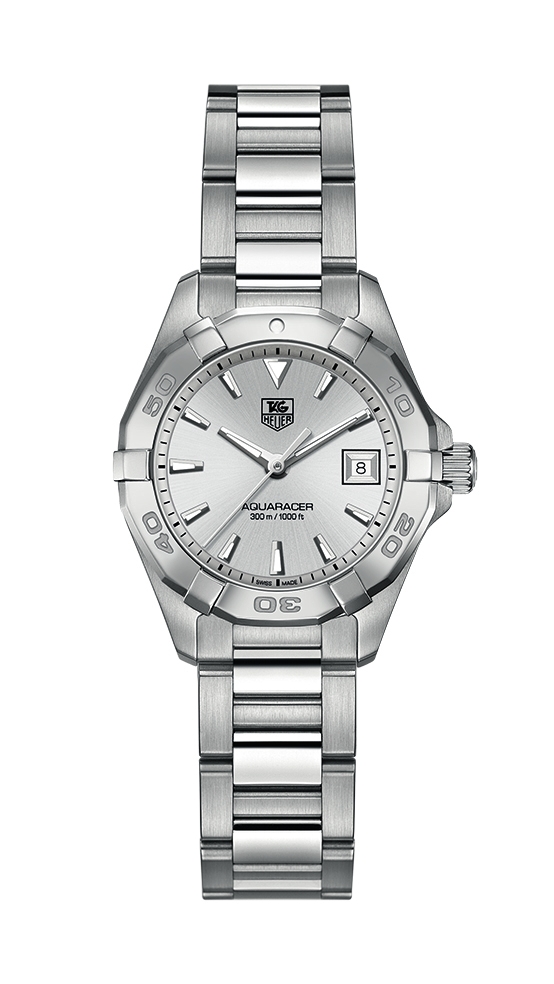 TAG Heuer WAY1411.BA0920 : Aquaracer 300M Quartz 27 Stainless Steel / Silver / Bracelet
