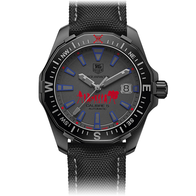 TAG Heuer WAY218D.FC6364 : Aquaracer 300M Calibre 5 41 Titanium PVD / One Piece Edition 500