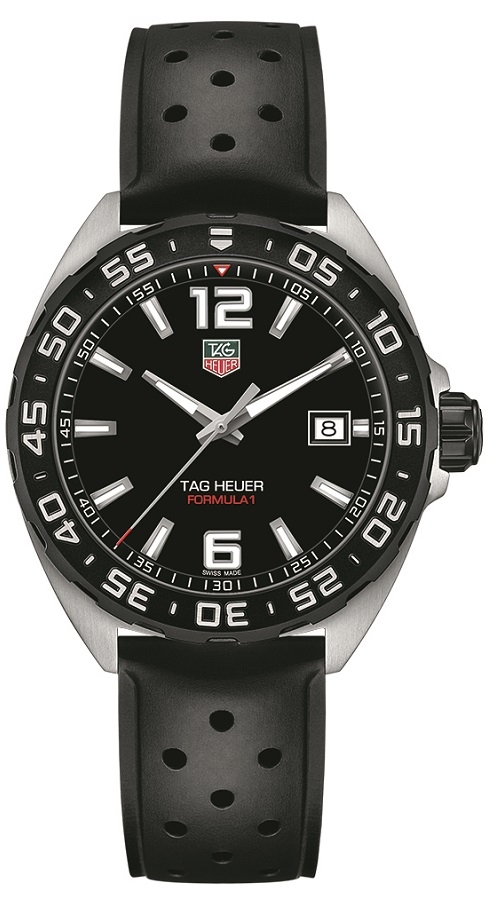 TAG Heuer WAZ1110.FT8023 : Formula 1 Quartz 41 Stainless Steel / Black / Rubber