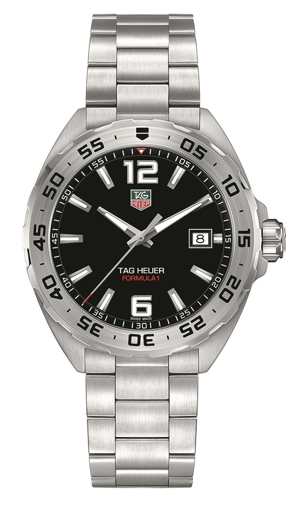 TAG Heuer WAZ1112.BA0875 : Formula 1 Quartz 41 Stainless Steel / Black / Bracelet