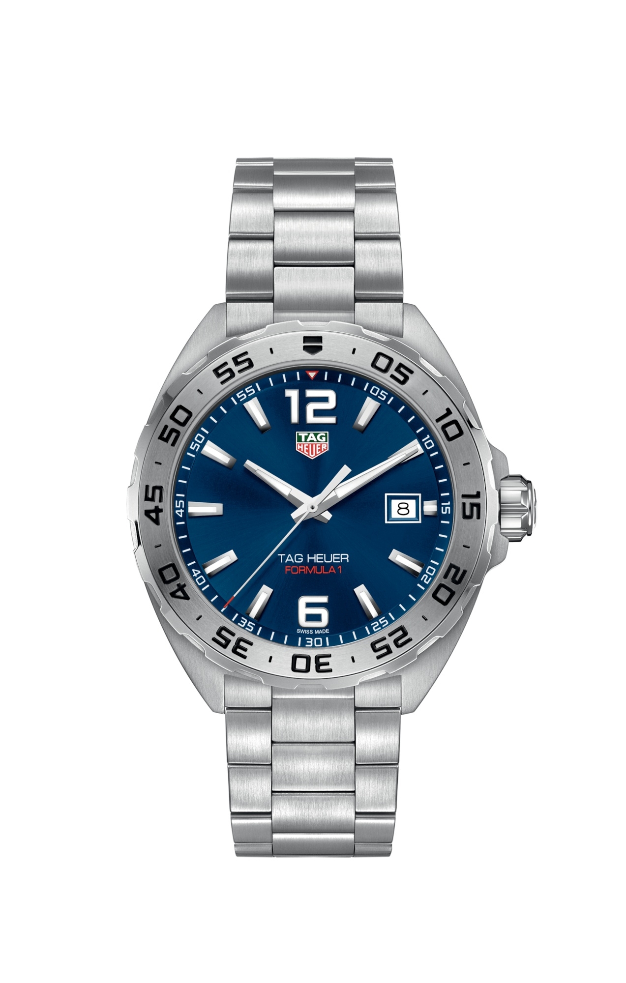 TAG Heuer WAZ1118.BA0875 : Formula 1 Quartz 41 Stainless Steel / Blue / Bracelet