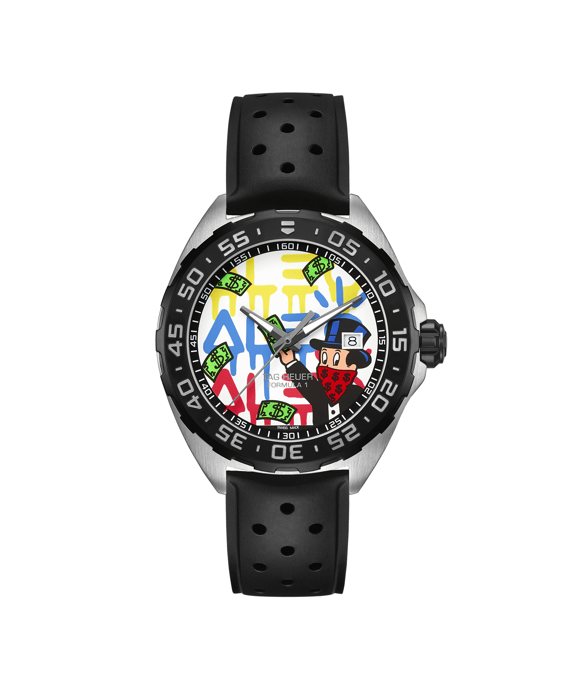TAG Heuer WAZ1119.FT8023 : Formula 1 Quartz 41 Stainless Steel / Alec Monopoly / Rubber