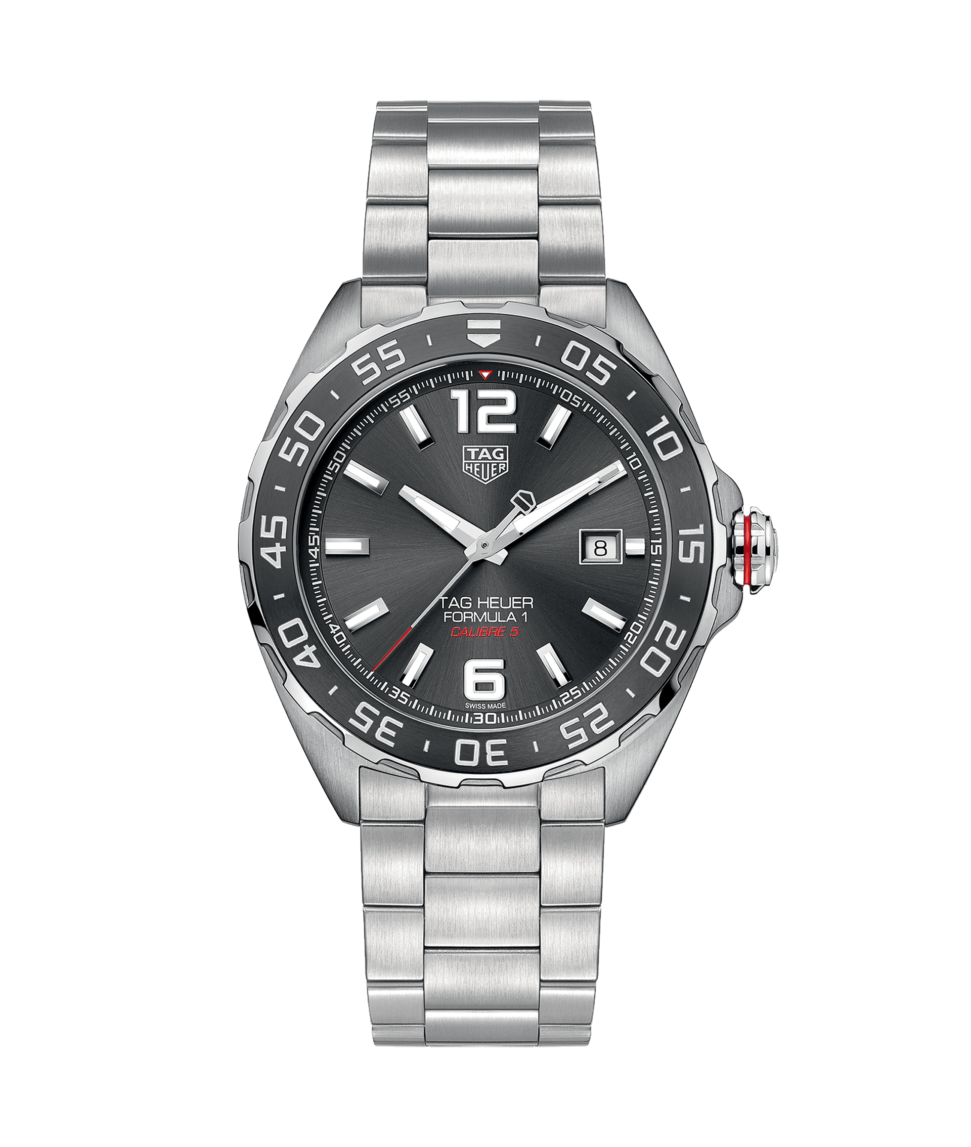 TAG Heuer WAZ2011.BA0842 : Formula 1 Calibre 5 43 Stainless Steel / Grey / Bracelet