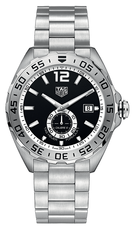 TAG Heuer WAZ2012.BA0842 : Formula 1 Calibre 6 43 Stainless Steel / Black / Bracelet