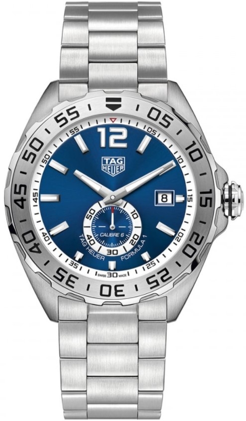 TAG Heuer WAZ2014.BA0842 : Formula 1 Calibre 6 43 Stainless Steel / Blue / Bracelet