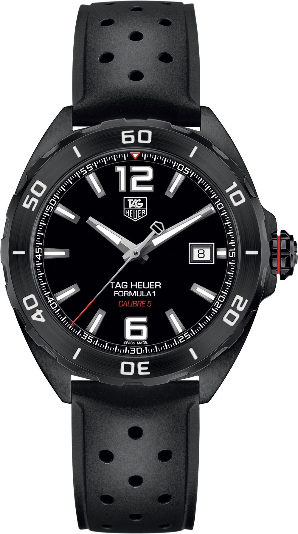 TAG Heuer WAZ2115.FT8023 : Formula 1 Calibre 5 41 PVD / Black / Rubber