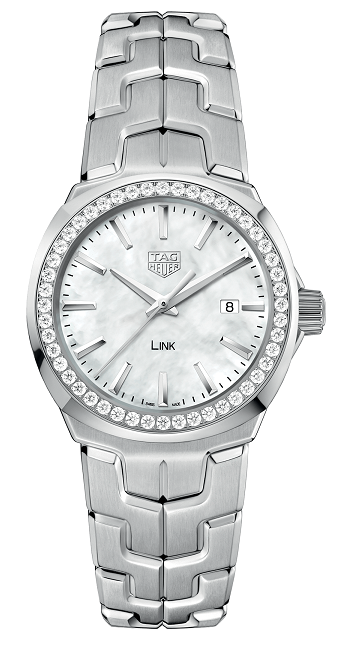 TAG Heuer WBC1314.BA0600 : Link Quartz 32mm Stainless Steel / Diamond / MOP