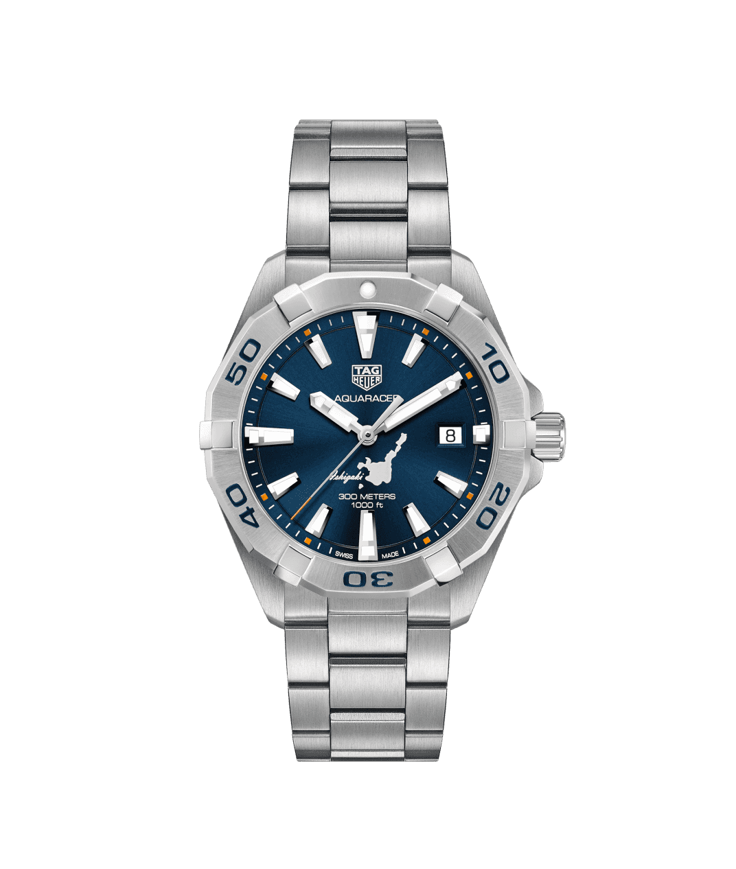 TAG Heuer WBD1116.BA0928 : Aquaracer Quartz 300M 41 Stainless Steel / Blue / Bracelet / Ishigakijima