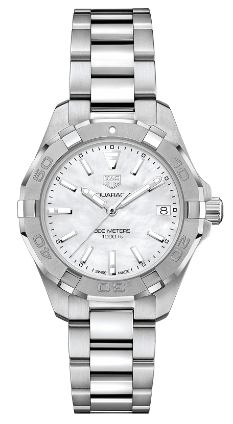 TAG Heuer WBD1311.BA0740 : Aquaracer 300M Quartz 32 Stainless Steel / MOP / Bracelet