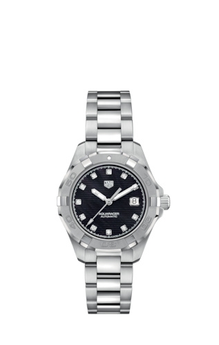 TAG Heuer WBD2312.BA0740 : Aquaracer 300M Calibre 9 Automatic 32 Stainless Steel / Black MOP - Diamond / Bracelet