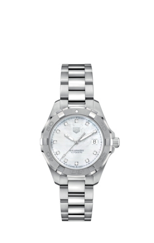TAG Heuer WBD2313.BA0740 : Aquaracer 300M Calibre 9 Automatic 32 Stainless Steel / MOP - Diamond / Bracelet