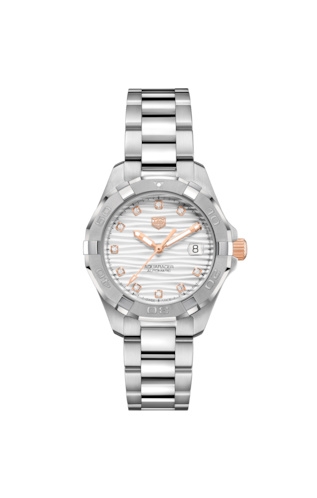 TAG Heuer WBD2320.BA0740 : Aquaracer 300M Calibre 9 Automatic 32 Stainless Steel / Silver - Diamond