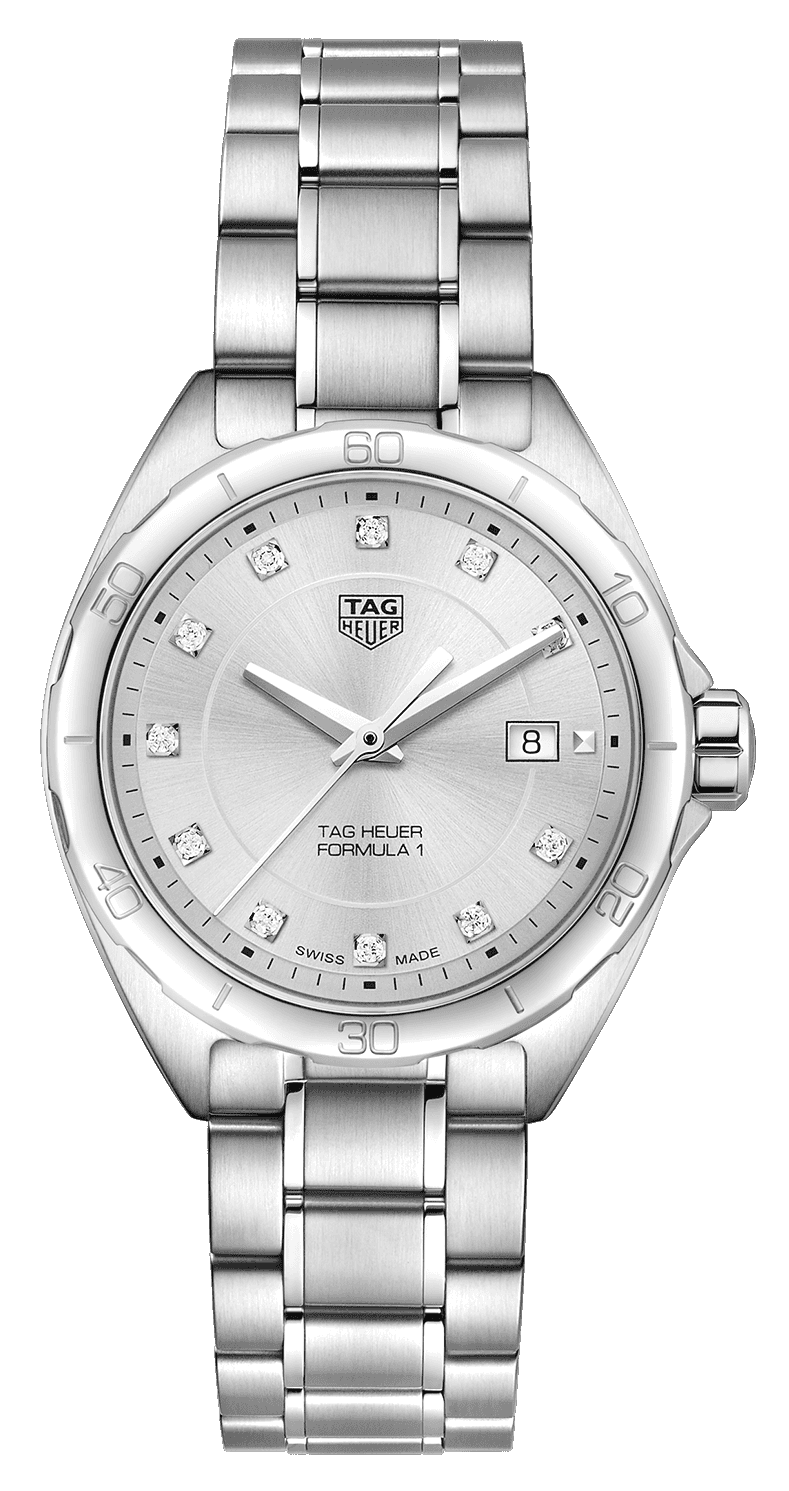 TAG Heuer WBJ1315.BA0666 : Formula 1 Quartz 35 Stainless Steel / Silver - Diamond / Bracelet