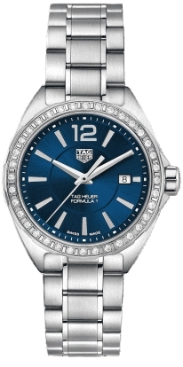 TAG Heuer WBJ1316.BA0666 : Formula 1 Quartz 35 Stainless Steel / Diamond / Blue / Bracelet