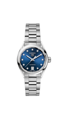 TAG Heuer WBN2413.BA0621 : Carrera Automatic 29 Stainless Steel / Blue - Diamond / Bracelet