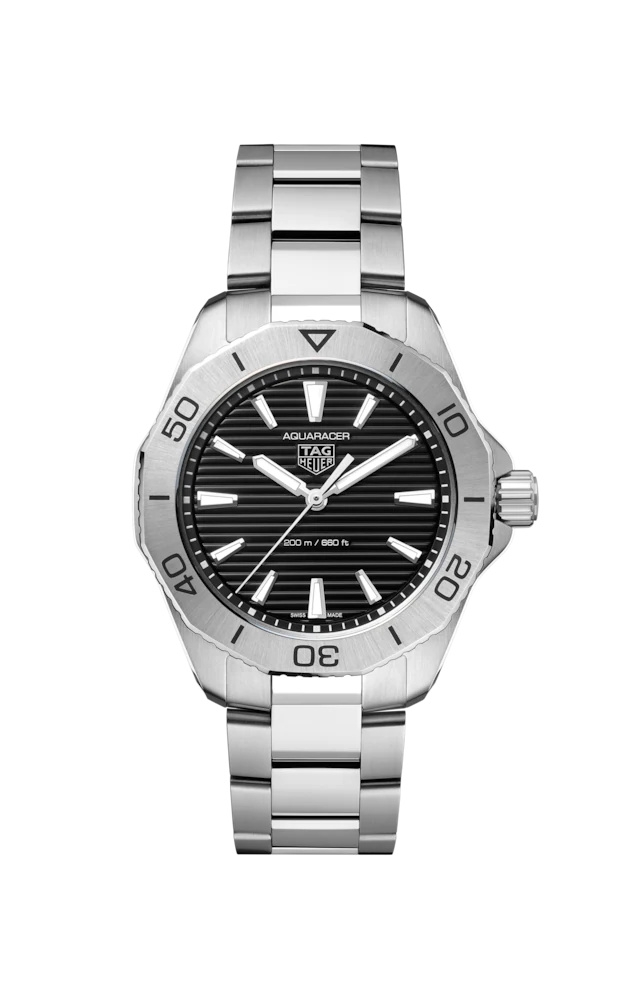 TAG Heuer WBP1110.BA0627 : Aquaracer Professional 200 Quartz 40 Stainless Steel / Black