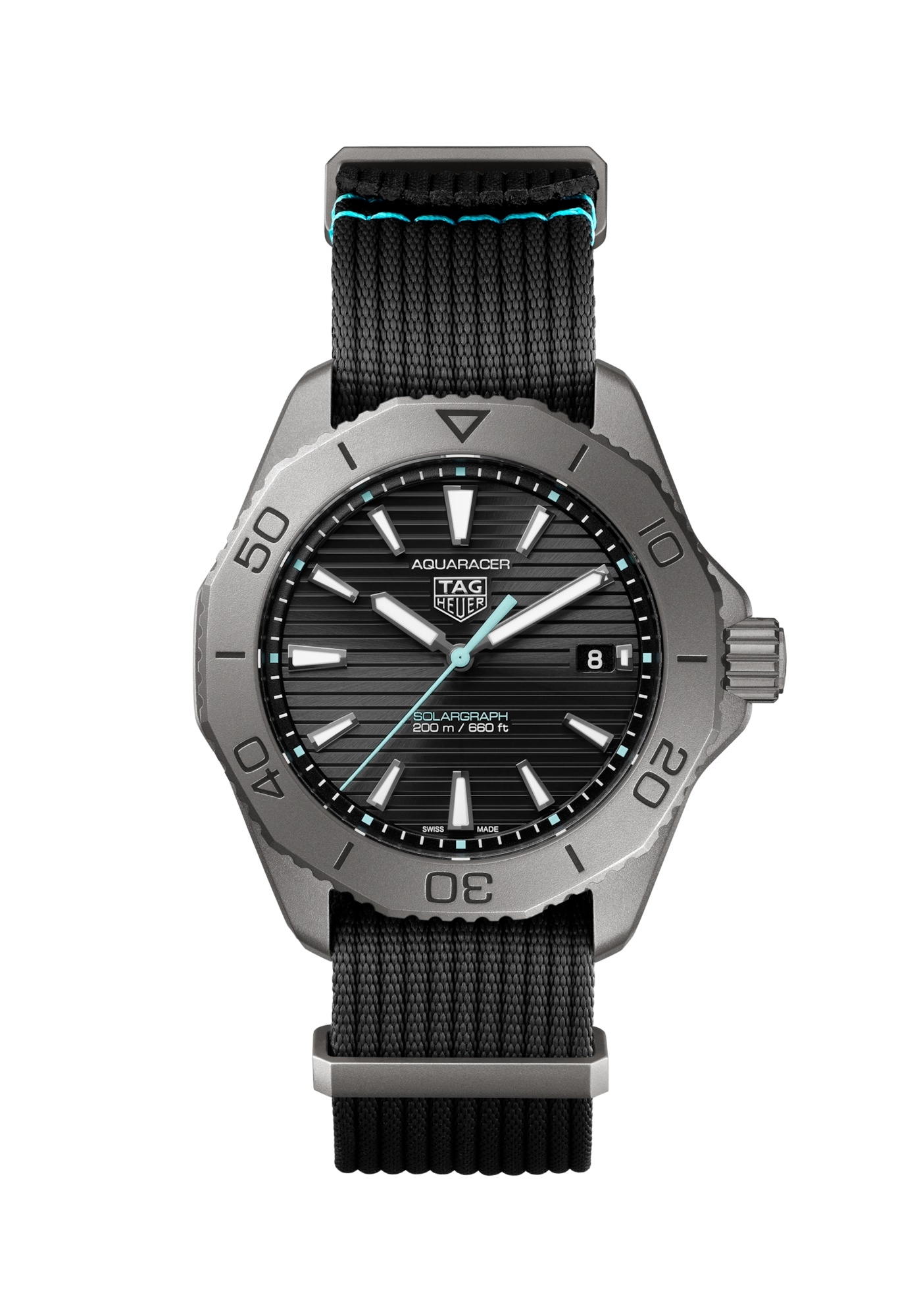TAG Heuer WBP1180.FN8027 : Aquaracer Professional 200 Titanium / Black