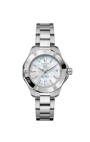 TAG Heuer WBP1312.BA0005 : Aquaracer Professional 200 Solargraph 34 Stainless Steel / MOP