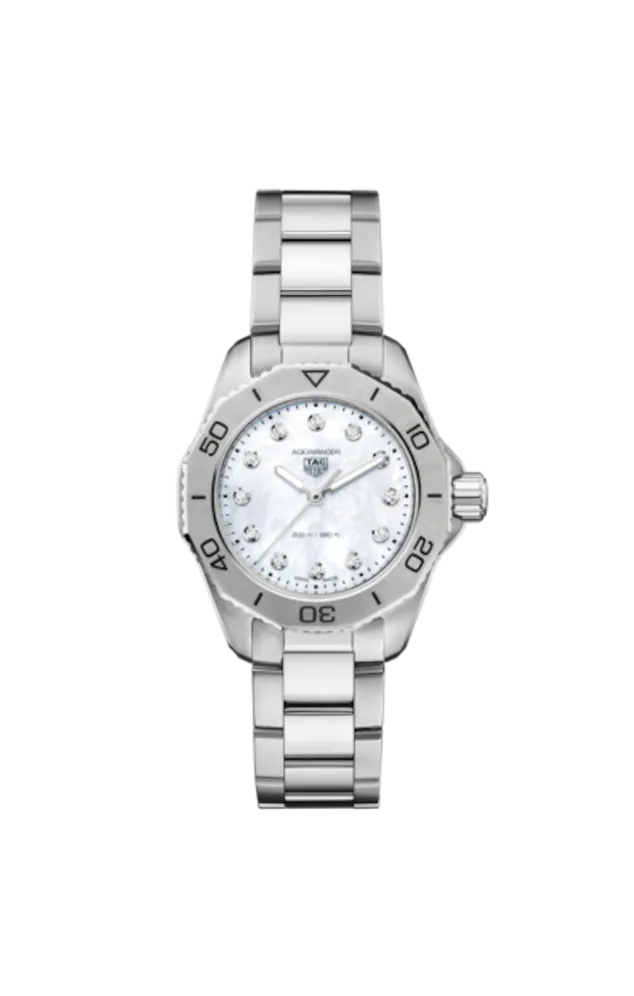 TAG Heuer WBP1416.BA0622 : Aquaracer Professional 200 Quartz 30 Stainless Steel / MOP