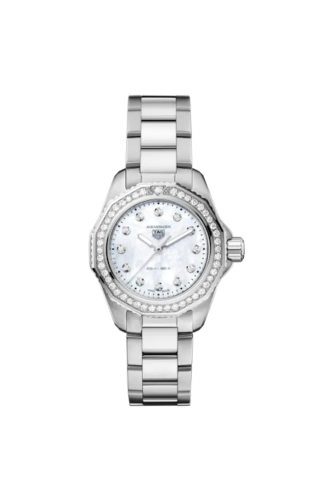 TAG Heuer WBP1417.BA0622 : Aquaracer Professional 200 Quartz 30 Stainless Steel / Diamond / MOP