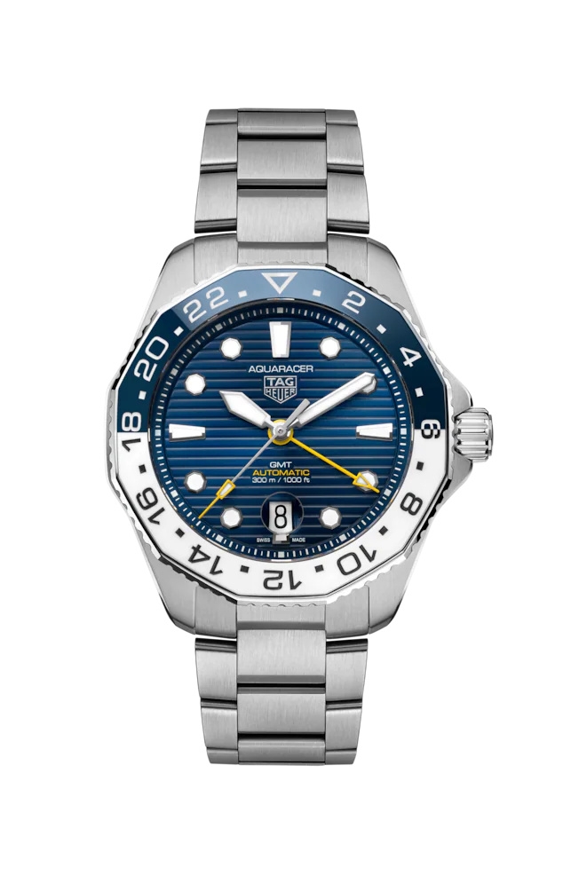 TAG Heuer WBP2010.BA0632 : Aquaracer Professional 300 GMT Stainless Steel / Blue / Bracelet