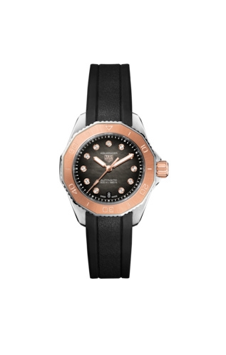 TAG Heuer WBP2451.FT6200 : Aquaracer Professional 200 Automatic 30 Stainless Steel - Rose Gold / Black / Rubber