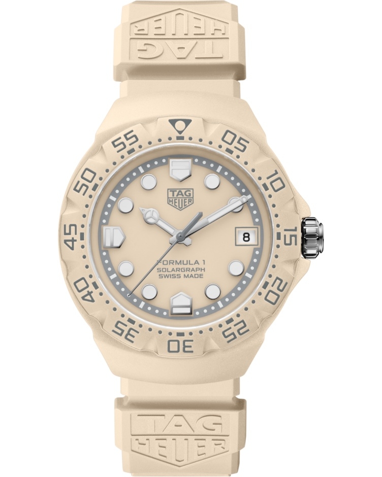 TAG Heuer WBY1164.FT8114 : Formula 1 Solargraph 38 Beige Polylight / Beige / Rubber
