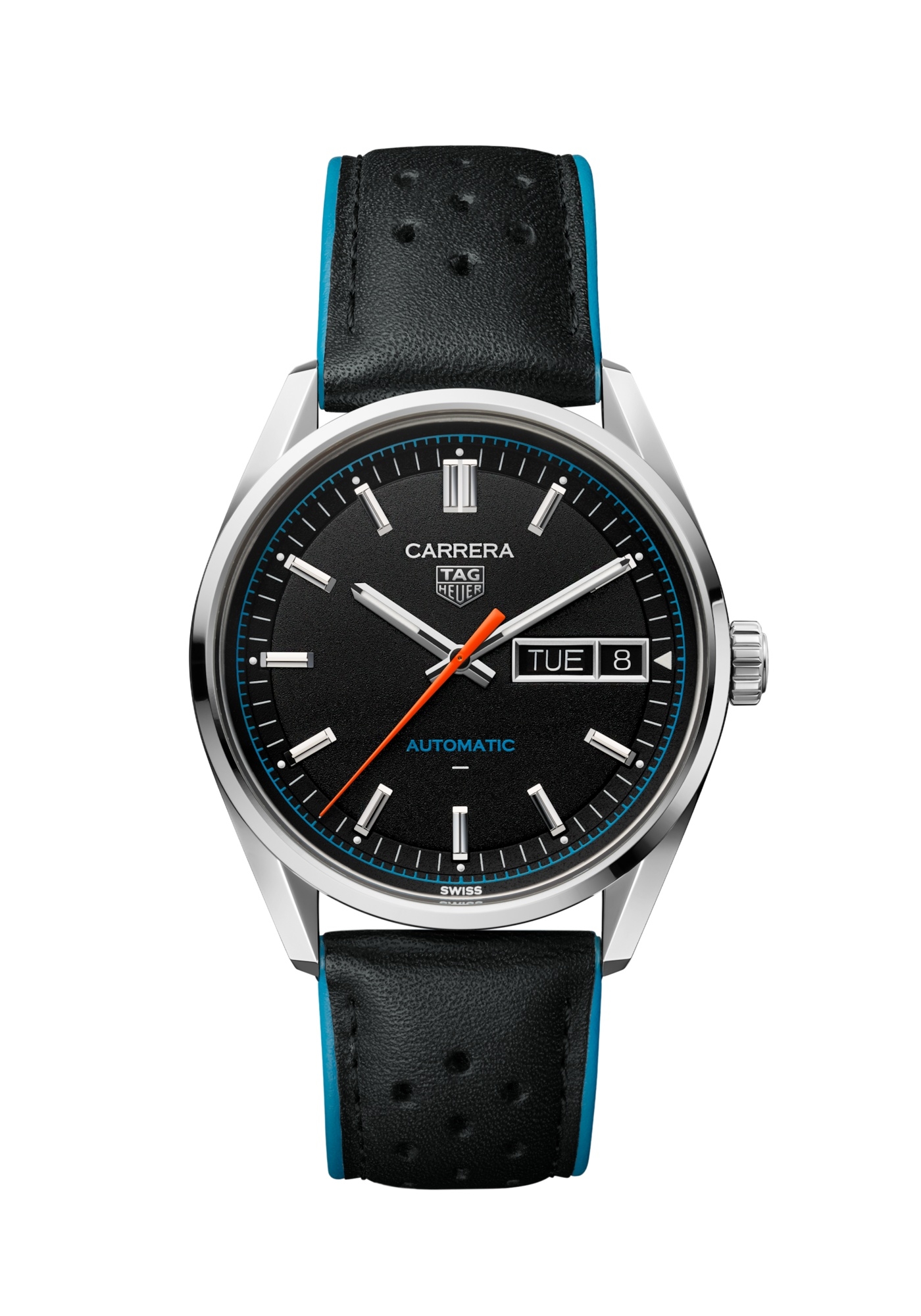 TAG Heuer WDA2110.FC6614 : Carrera Day Date Stainless Steel / Black