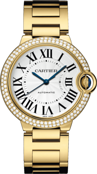 Cartier WE9004Z3 : Ballon Blue de Cartier 36 Automatic Yellow Gold / Diamonds / Bracelet