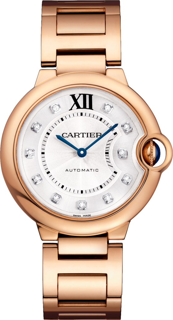 Cartier WE902026 : Ballon Blue de Cartier 36 Automatic Pink Gold / Diamond / Bracelet