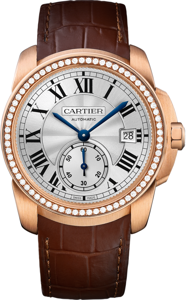 Cartier WF100013 : Calibre de Cartier 38 Pink Gold / Silver / Diamond