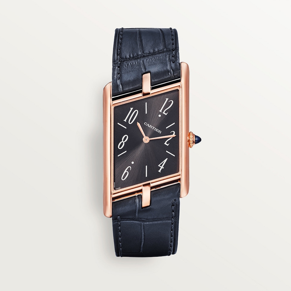Cartier WGTA0043 : Tank Asymétrique Rose Gold / Grey