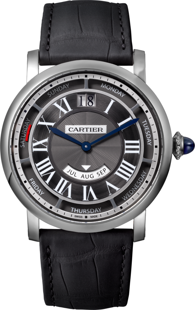 Cartier WHRO0003 : Rotonde de Cartier 40 Annual Calendar White Gold / Grey