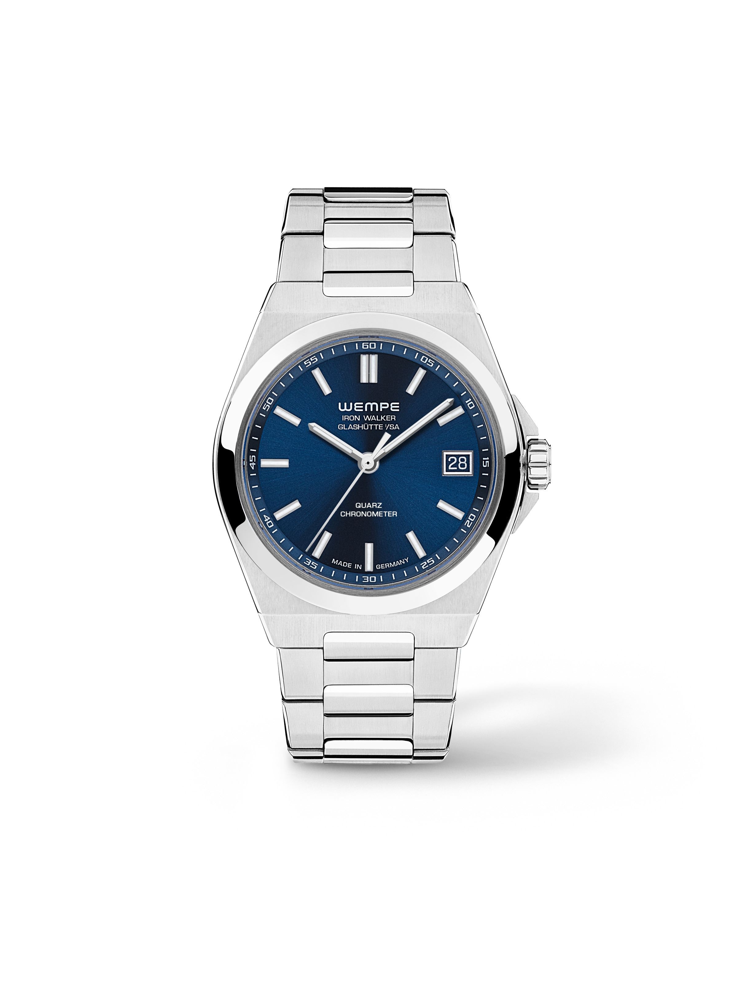 Wempe Glashütte I/SA WI000003 : Iron Walker Quartz Women Blue