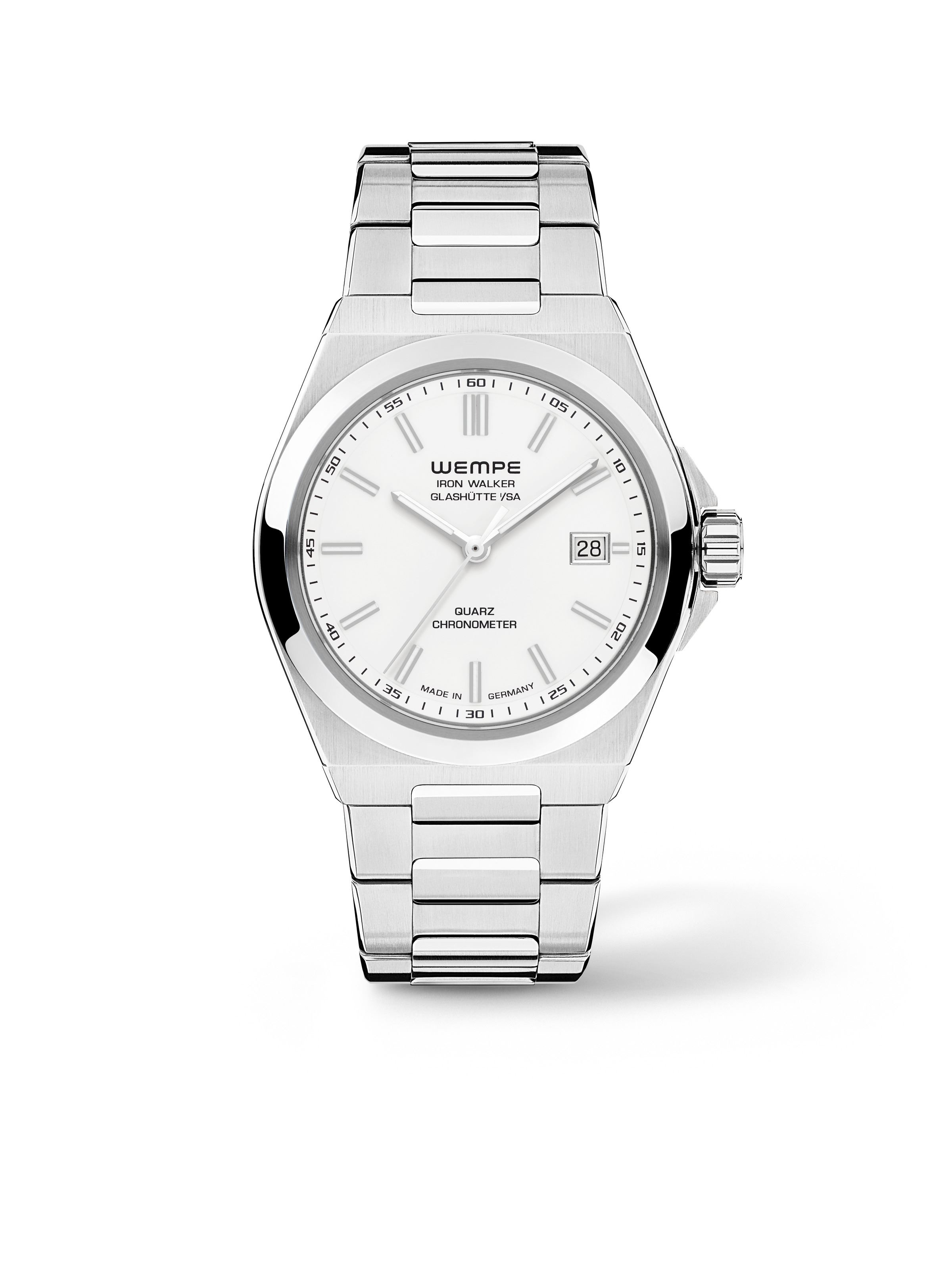 Wempe Glashütte I/SA WI000004 : Iron Walker Quartz Men Silver