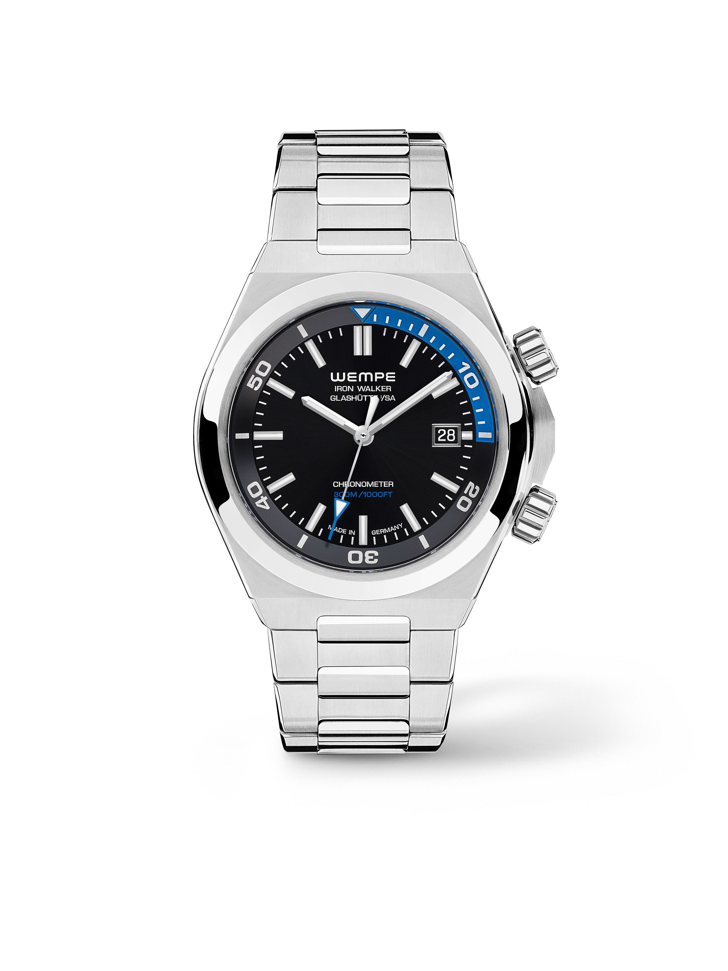 Wempe Glashütte I/SA WI200001 : Iron Walker Automatic Diver Black