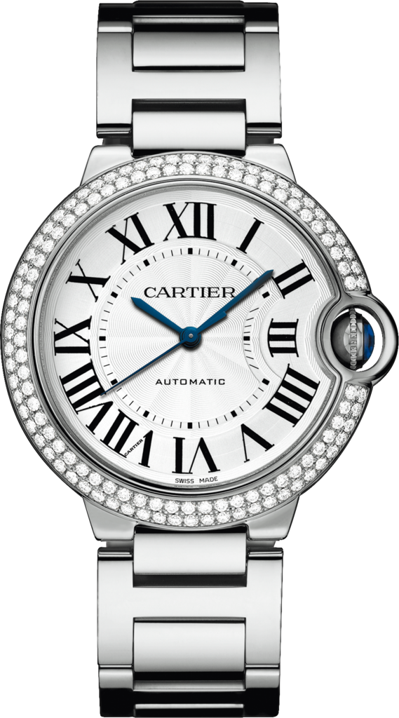 Cartier WJBB0008 : Ballon Blue de Cartier 36 Automatic White Gold / Diamonds / Bracelet