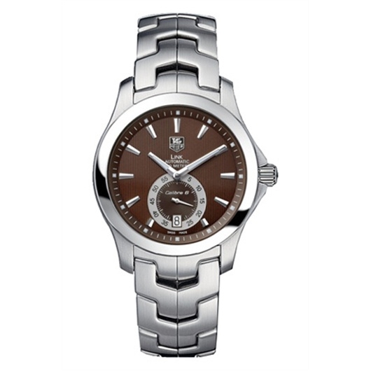 TAG Heuer WJF211C.BA0570 : Link Calibre 6 Stainless Steel / Brown