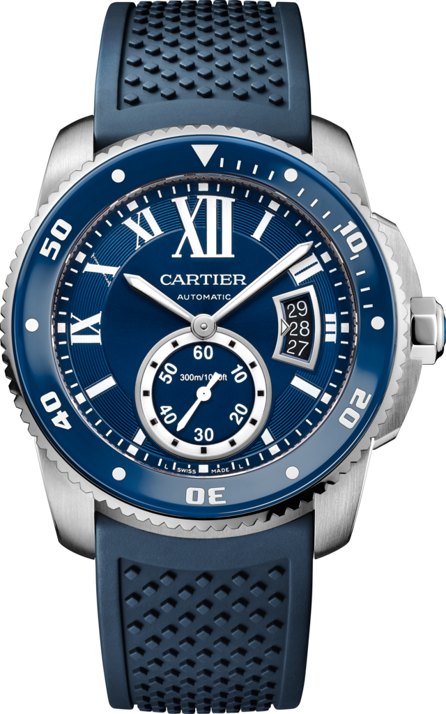 Cartier WSCA0011 : Calibre de Cartier Diver Stainless Steel / Blue / Rubber