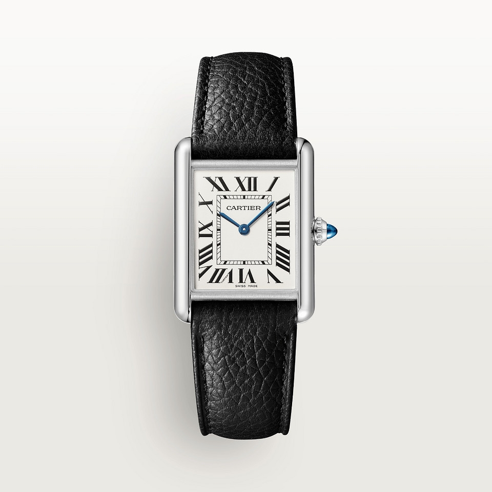 Cartier WSTA0041 : Tank Must Large Quartz Stainless Steel / Silver
